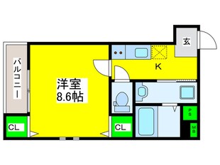 フジパレス堺石津川ノースの物件間取画像